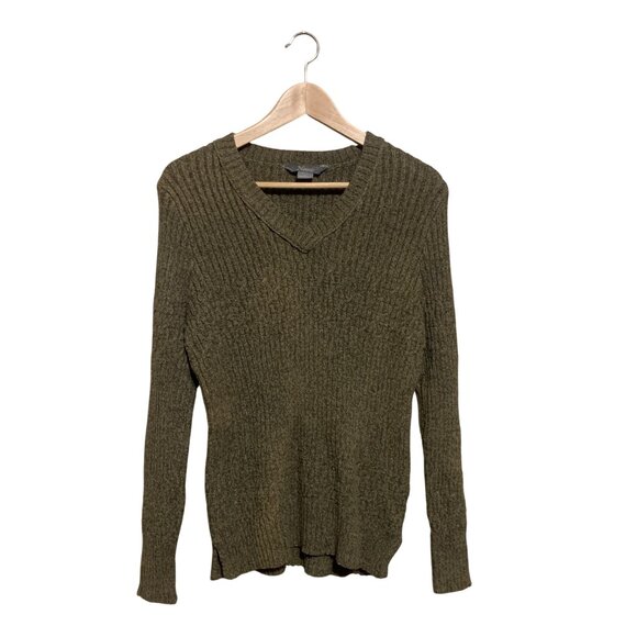 Natural Selections Army Green Sweater - Picture 2 of 8